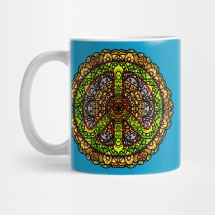 Peace Mandala - Rainbow Mug